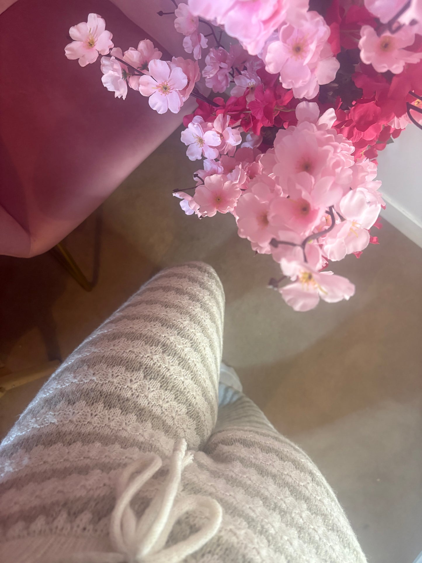 🌸Pantalon en maille
écru/beige 🌸